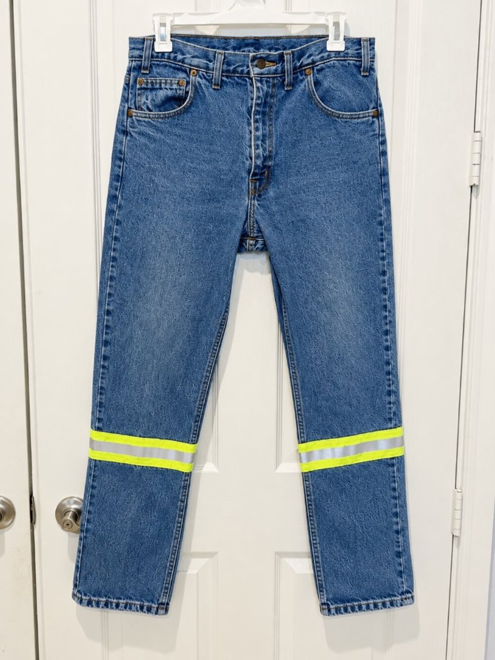 Vintage 1989 Big Bill Jeans 36x30 Reflective Workwear Made Canada 100% Cotton